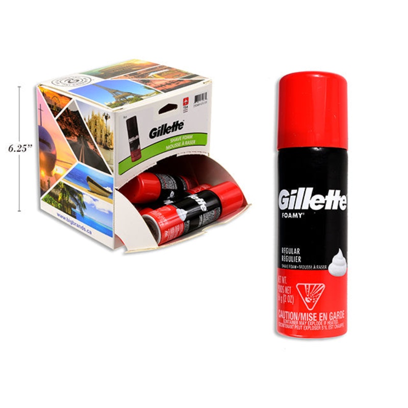 Gillette Shave Foam Regular – Travel Size 56g
