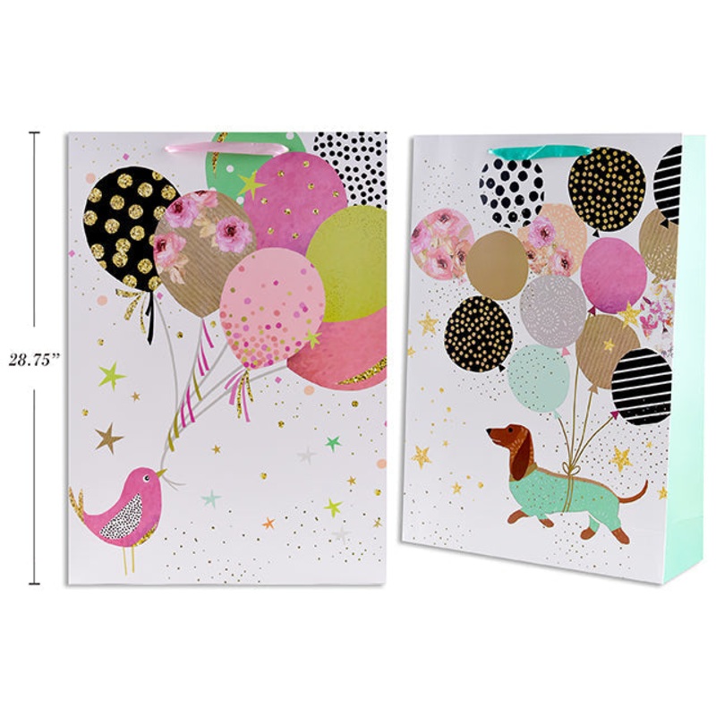 Matte Paper Gift Bag 19.6W x 28.7H x 7D in VRT