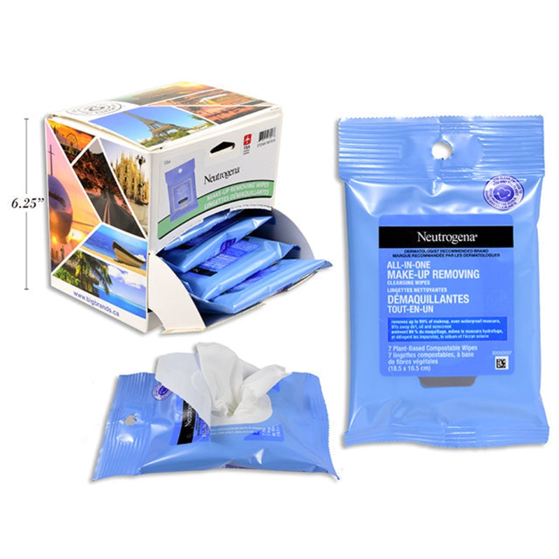 Neutrogena 7 All in One Make-up Wipes 7.2×6.5in