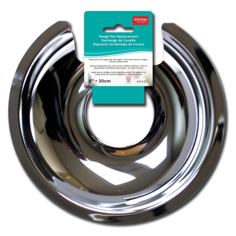 Range Pan Replacement Chrome Plated Steel 8in