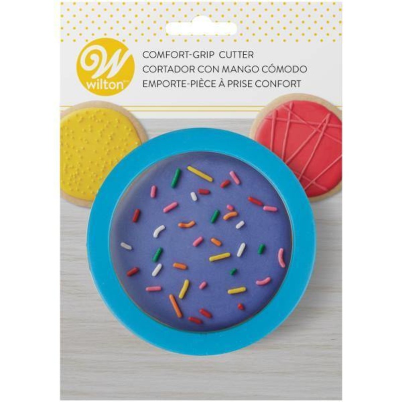 Wilton Round Shaped Cookie Cutter Comfort-grip 3.75in dia.