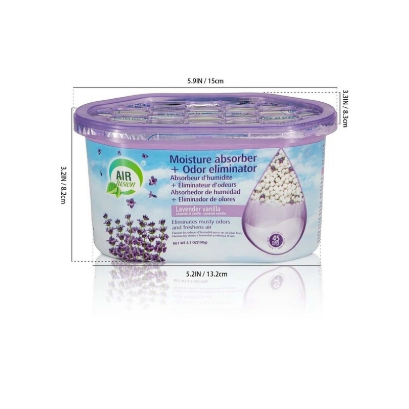 Air Fusion Moisture Absorber + Odor Eliminator – Lavender Vanilla 6.7oz