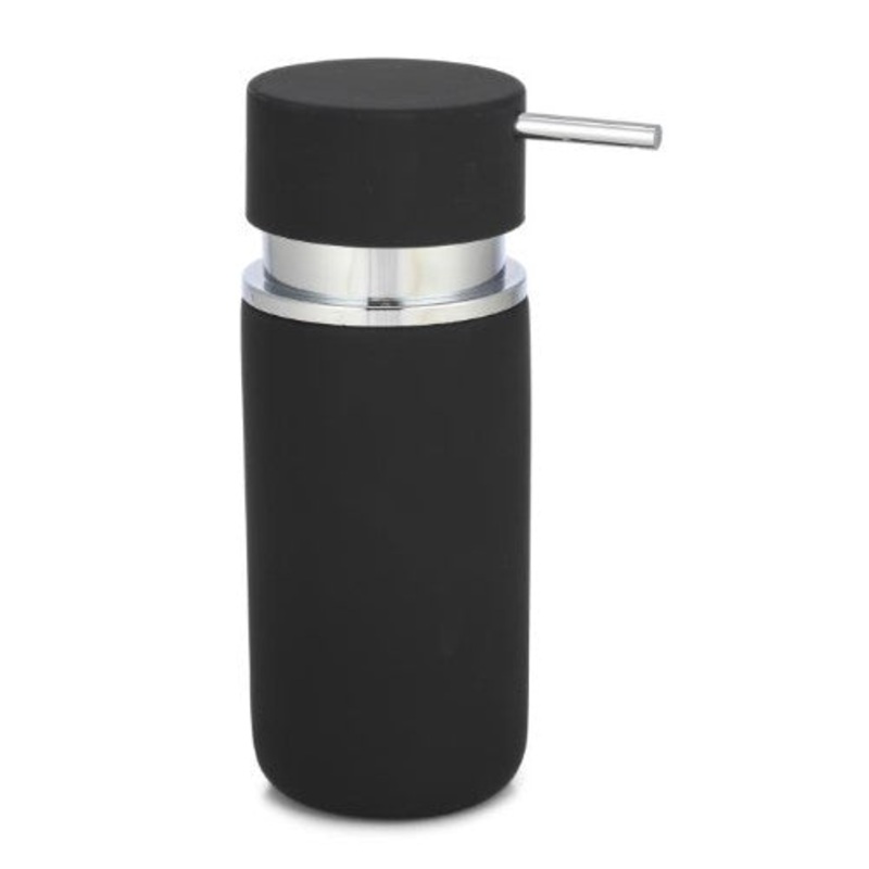 Black Matte Ceramic Soap Pump 6.5×2.5in
