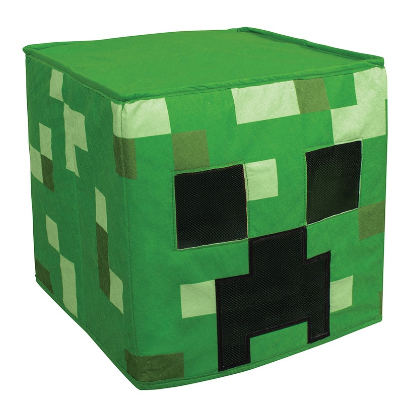 Halloween Green Creeper Headpiece / Block Head Unisize 8+