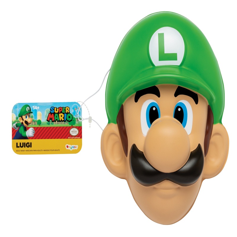 Halloween Luigi Mask – One Size Adult