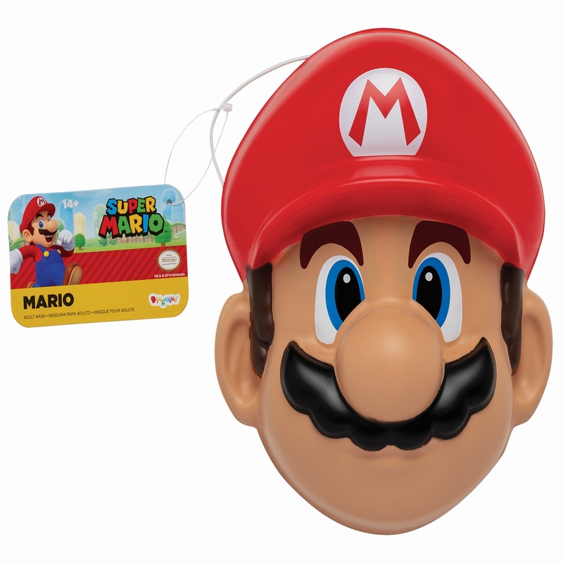 Halloween Mario Mask  – One Size Adult