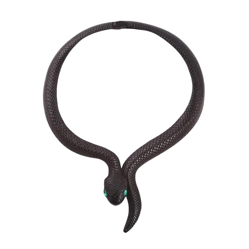 Party Gear Halloween Metal Snake Choker