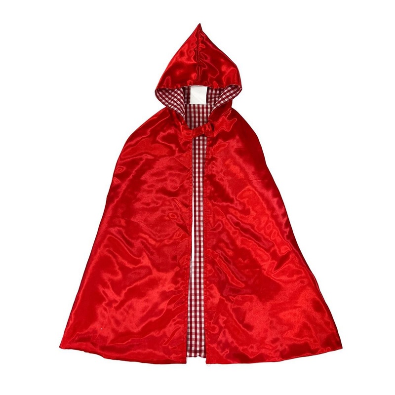 Party Gear Halloween Red Cape with Hood – Kid 3-5,6-8 Years VRT