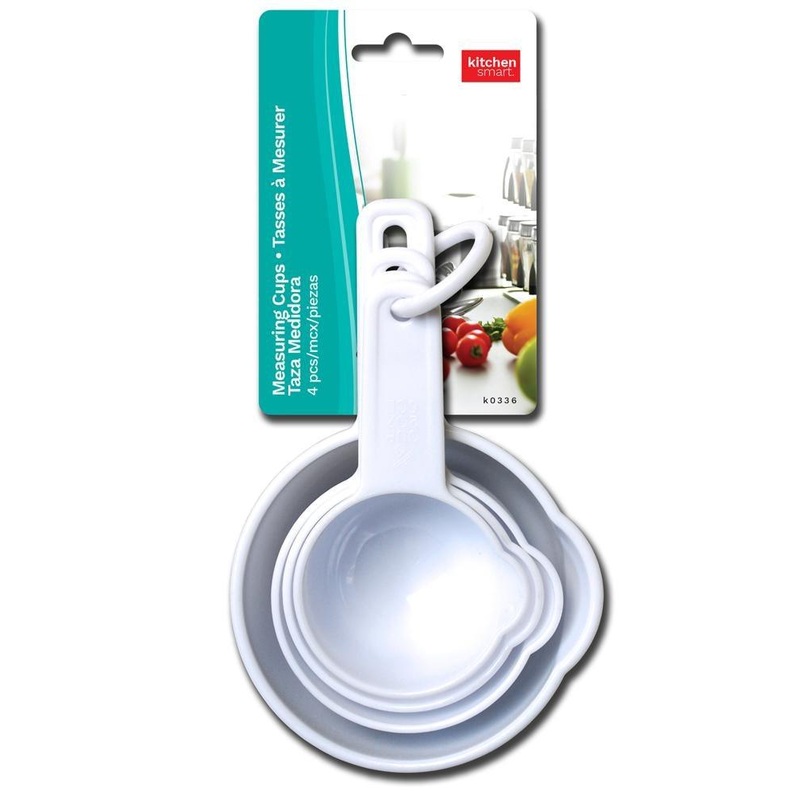 4 Plastic Measuring Cup 1/8 to 1 Cup