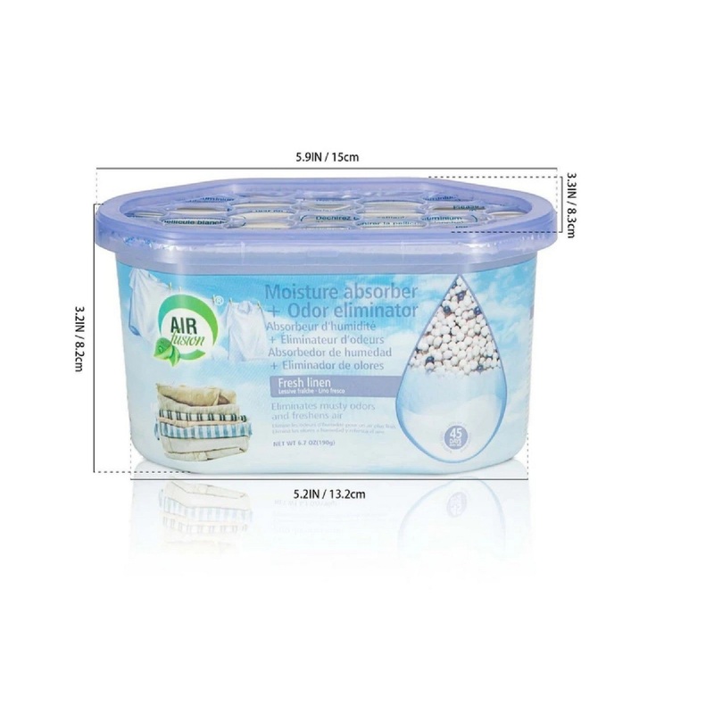 Air Fusion Moisture Absorber + Odor Eliminator – Fresh Linen 6.7oz