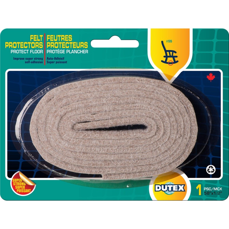 Felt Protector for Floor Self-Adhesive 58×0.5in