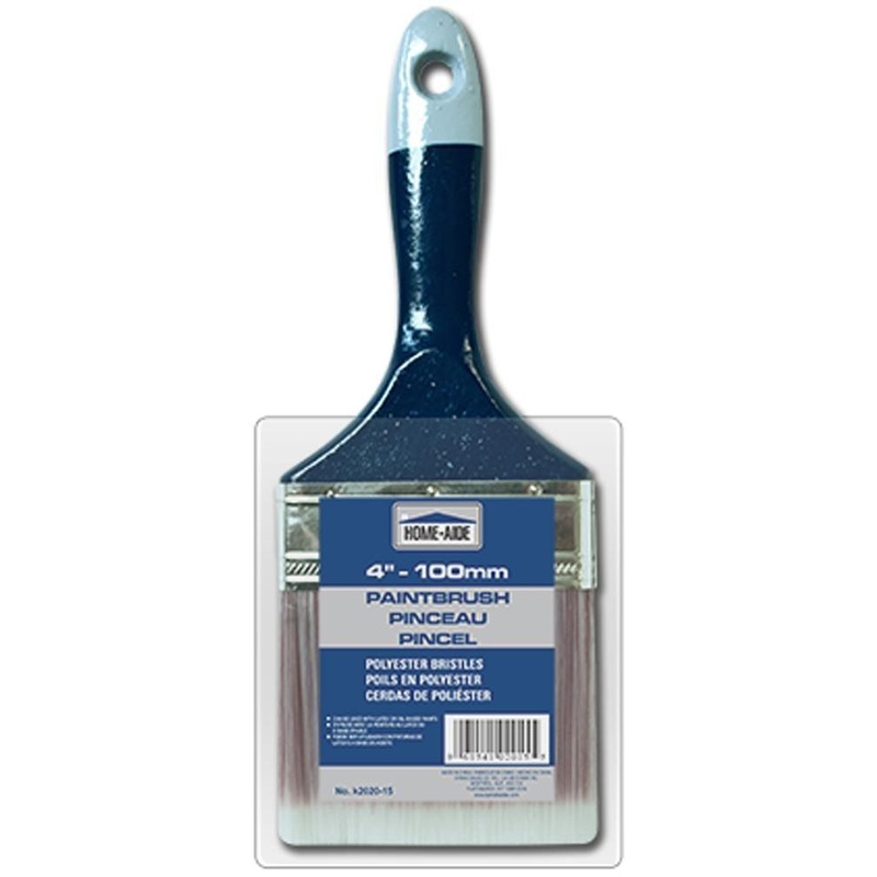 Homeaide Paint Paintbrush Polyester Bristles 4in