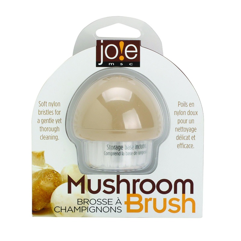 Joie Mushroom Brush Soft Nylon Bristles 2x2in