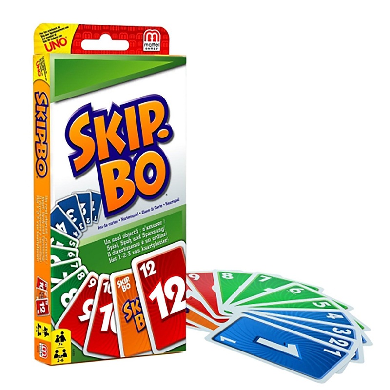 Mattel Games Skip-Bo Card Game Age 7+