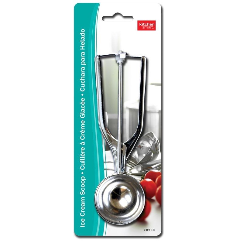 Mechanical Ice Cream Scoop Stainless Steel 9in  2in Scoop