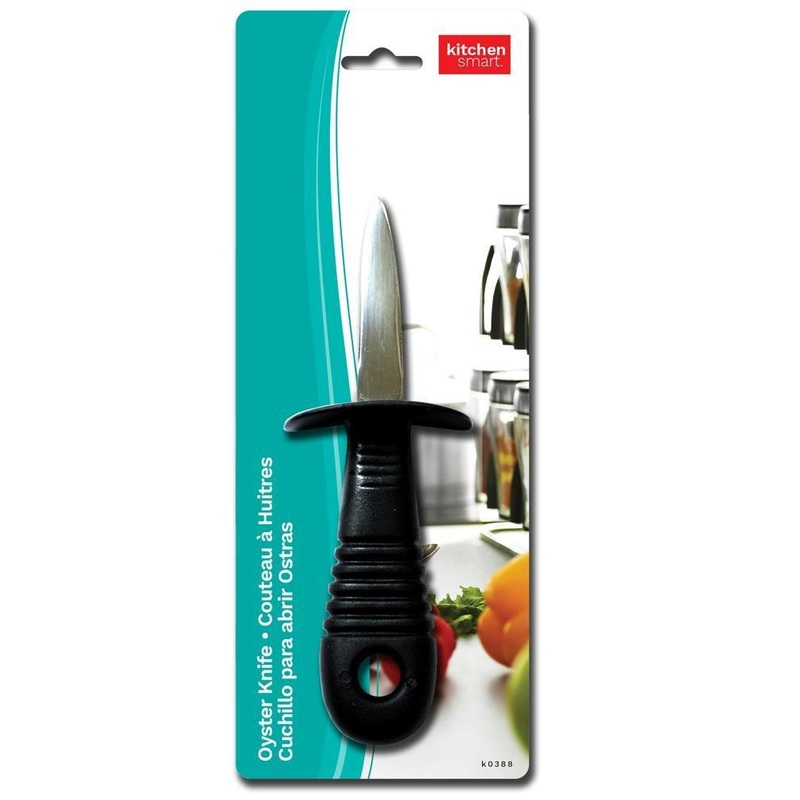 Oyster Knife  Stainless Steel Blade  Plastic Handle 5.25in