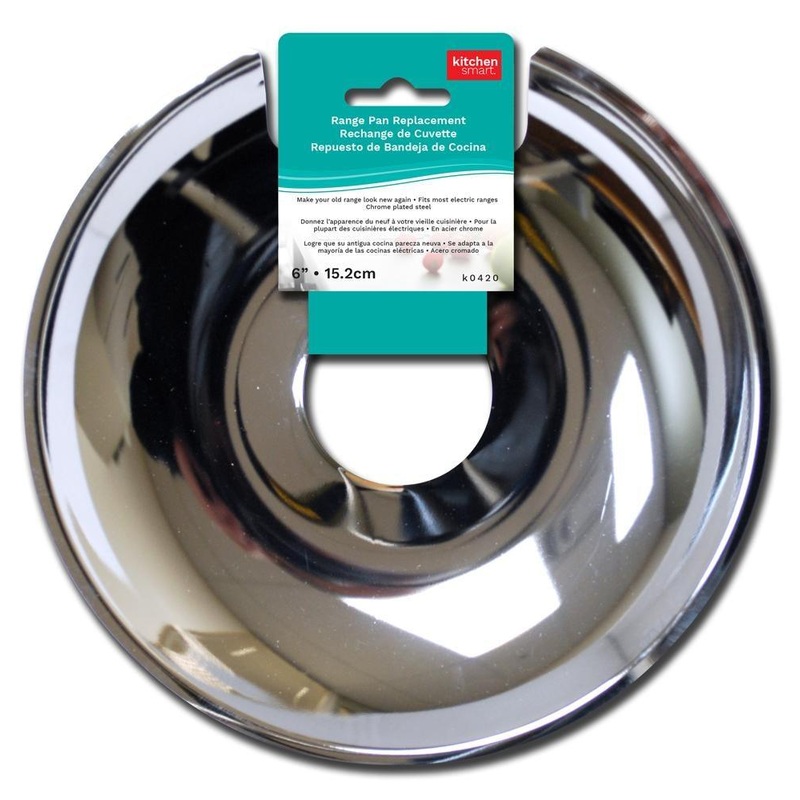 Range Pan Replacement Chrome Plated Steel 6in