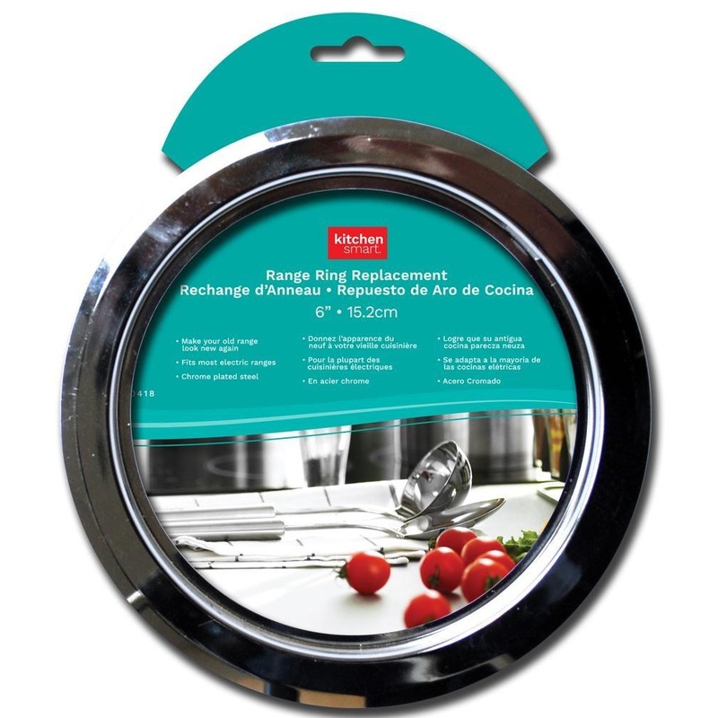 Range Ring Replacement Chrome Plated Steel 6in