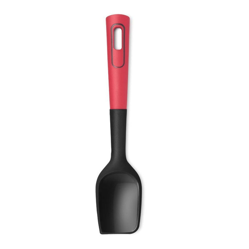 Starfrit 3-in-1 Black and Red Silicone Spatula 11.75in