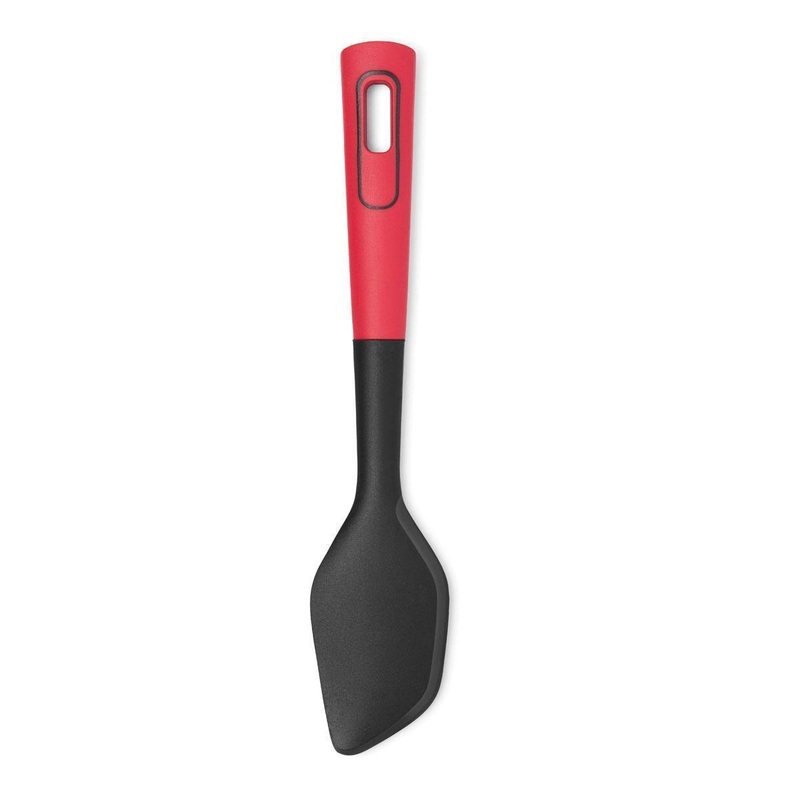 Starfrit Black and Red Angled Silicone Spatula 12in