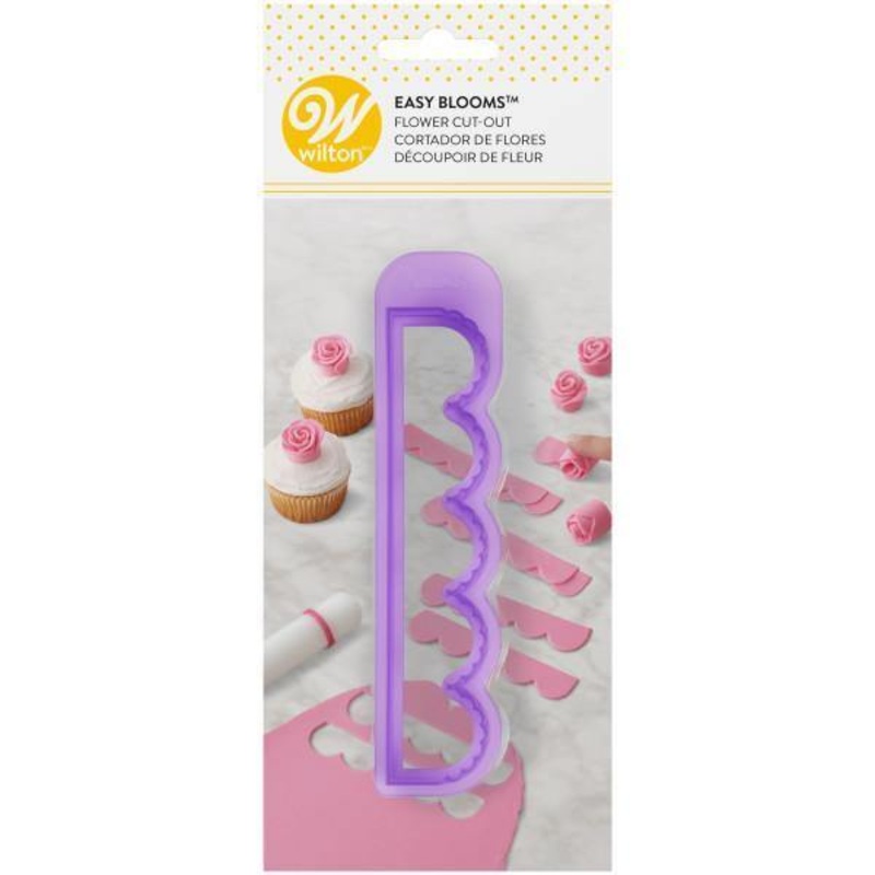 Wilton Blooms Flower Cut-out Plastic 5.5×1.25in
