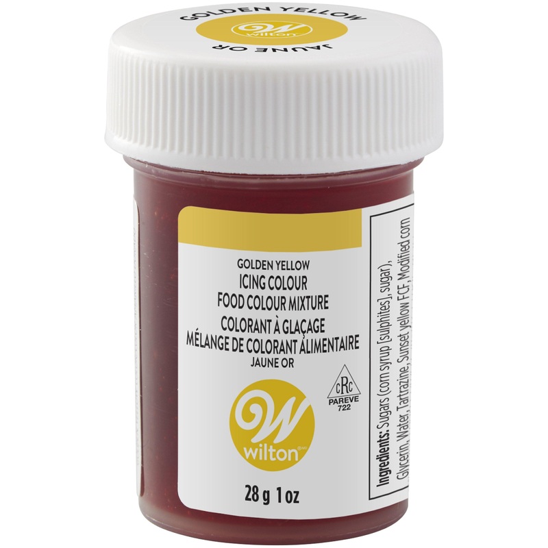 Wilton Icing Color Golden Yellow 1oz (28g)