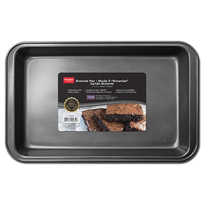 Brownie Pan Non Stick Carbon Steel 12x8x1in