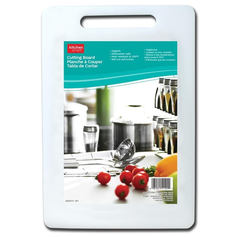 Cutting Board White Plastic 12×8.5in
