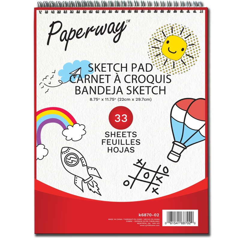 Paperway Sketch Pad 33 Sheets 8.75×11.75in