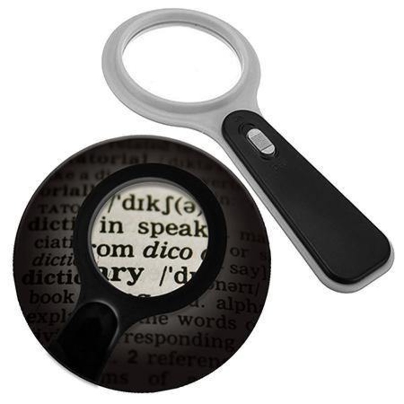 RCA Magnifying Glass with Led Light 5x Magnification 5.75×2.5in