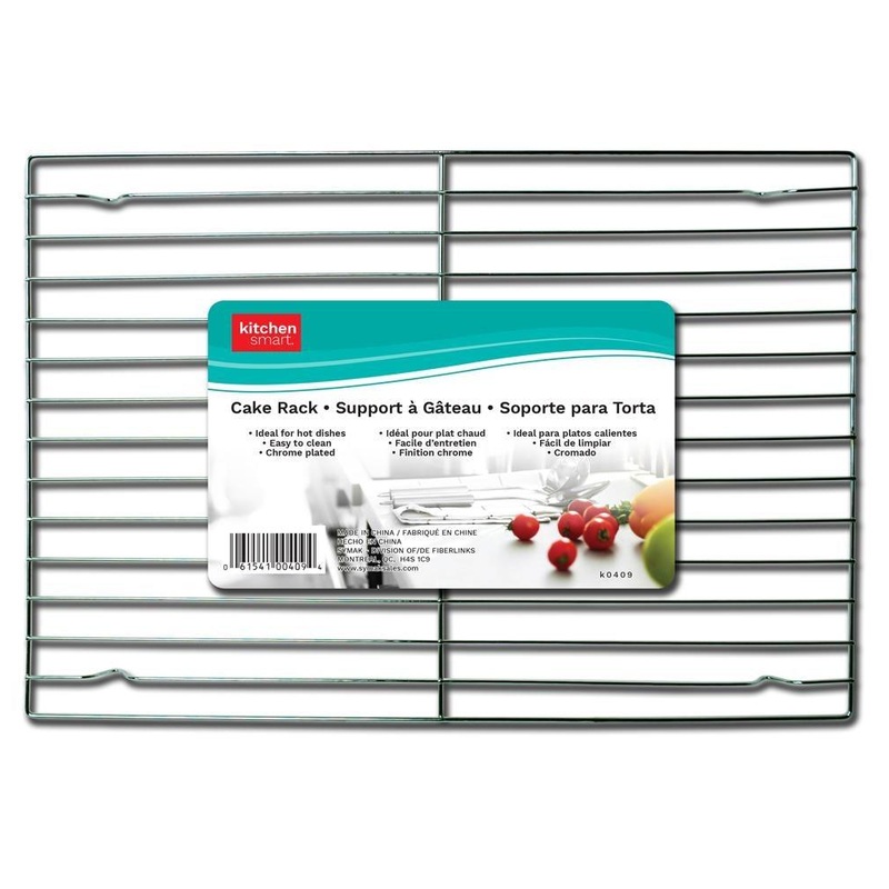 Rectangular Cake Rack Chrome Plated 14×9.5in