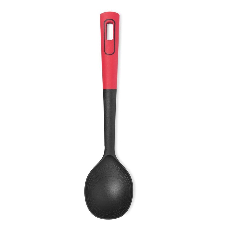 Starfrit Black and Red Nylon Spoon 13.25in