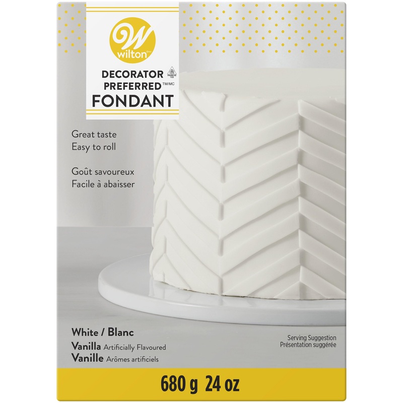 Wilton Fondant White – Vanilla Artificially Flavored 24oz (680g)