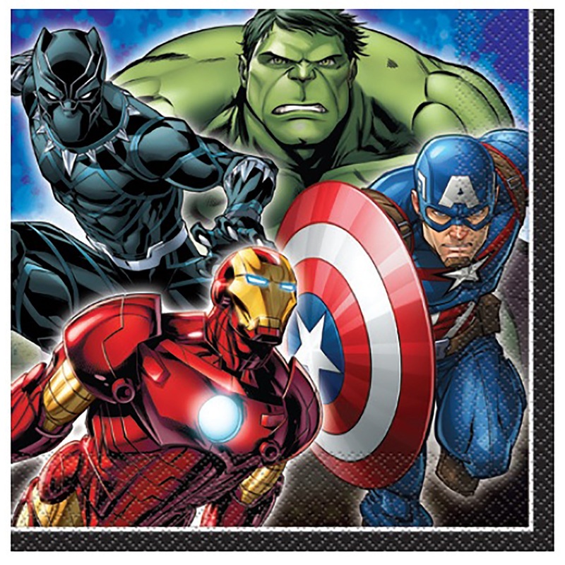 Avengers 16 Luncheon Napkins 12.75×12.75in