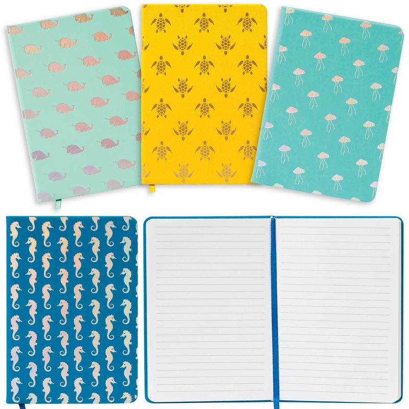 Merangue Embossed Cover Notebook  192 Lined Pages 6x8in