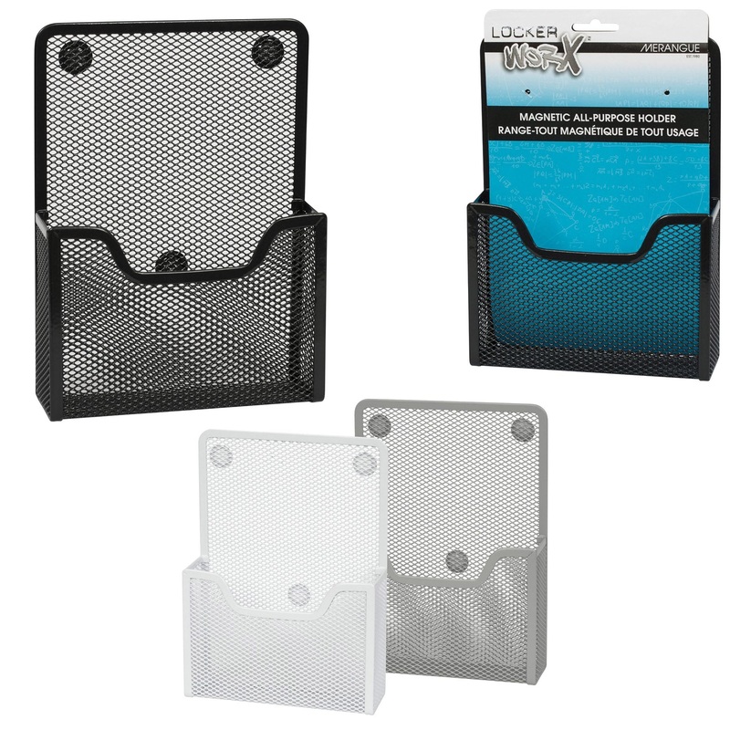 Merangue Magnetic Metal Mesh All Purpose Holder 5.75×7.87×1.87in