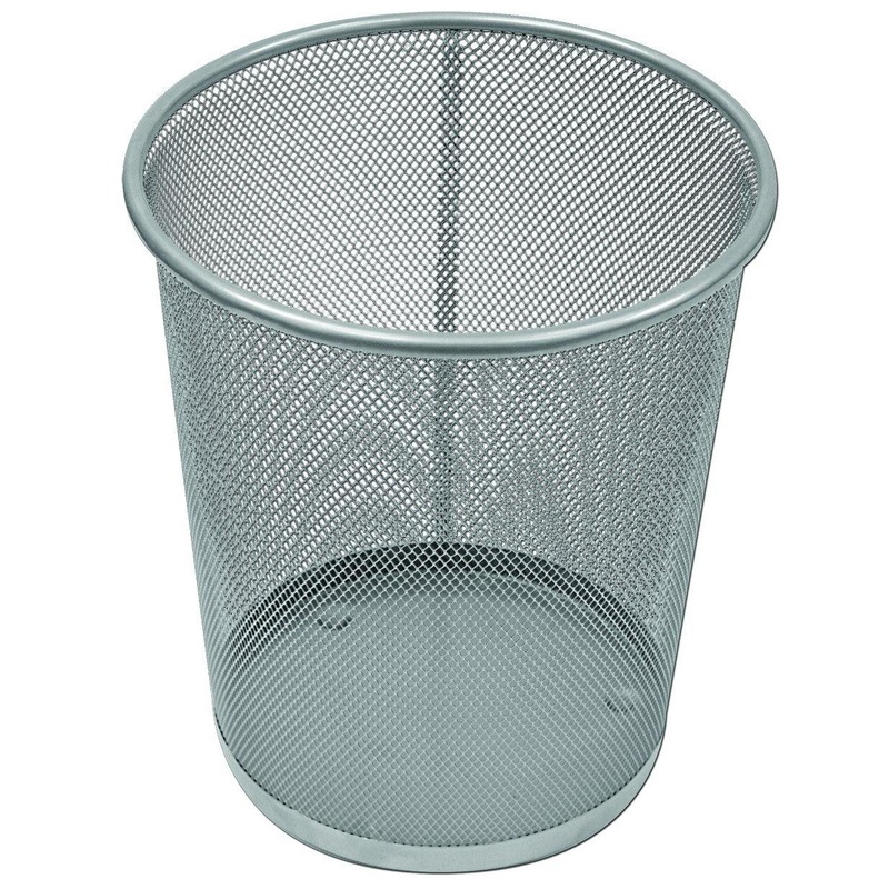 Garbage Can Metal Mesh 9×10.25in