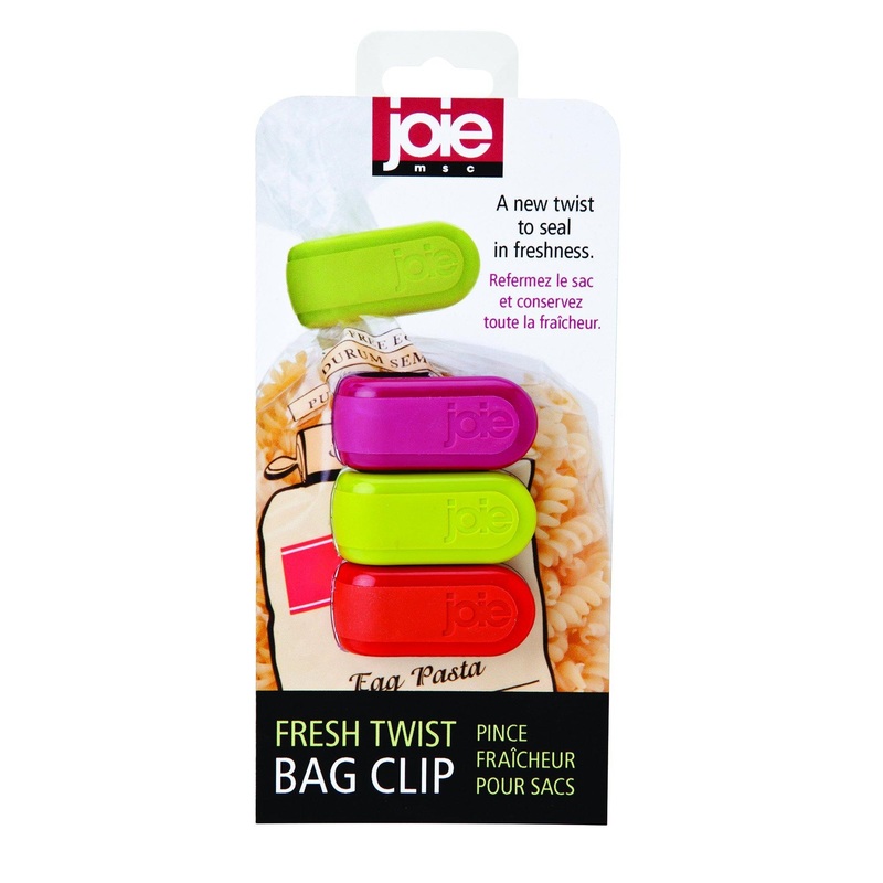 Joie 3 Fresh Twist Plastic Bag Clips 1.75×0.75in