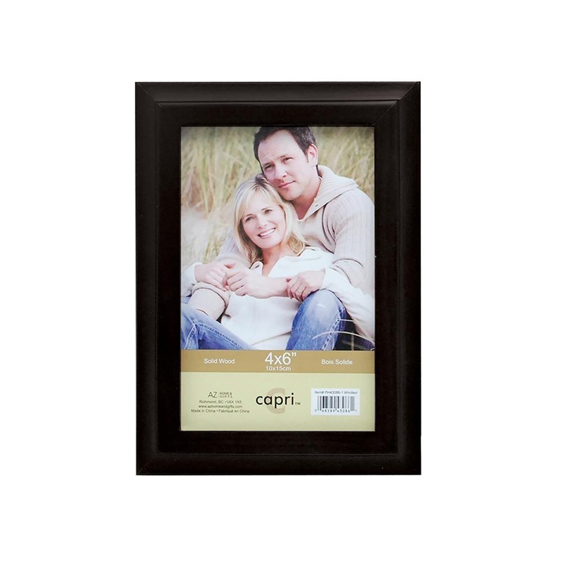 KG Windsor Black Wood Frame 4x6in