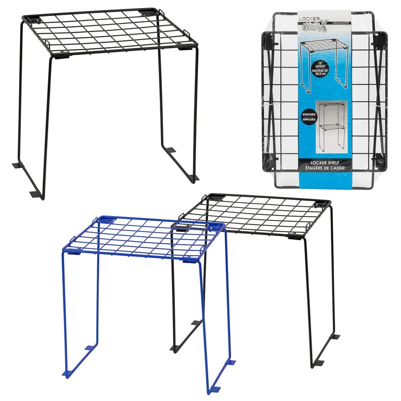 Merangue Metal Wire Locker Shelf 10.13×11.25x12in