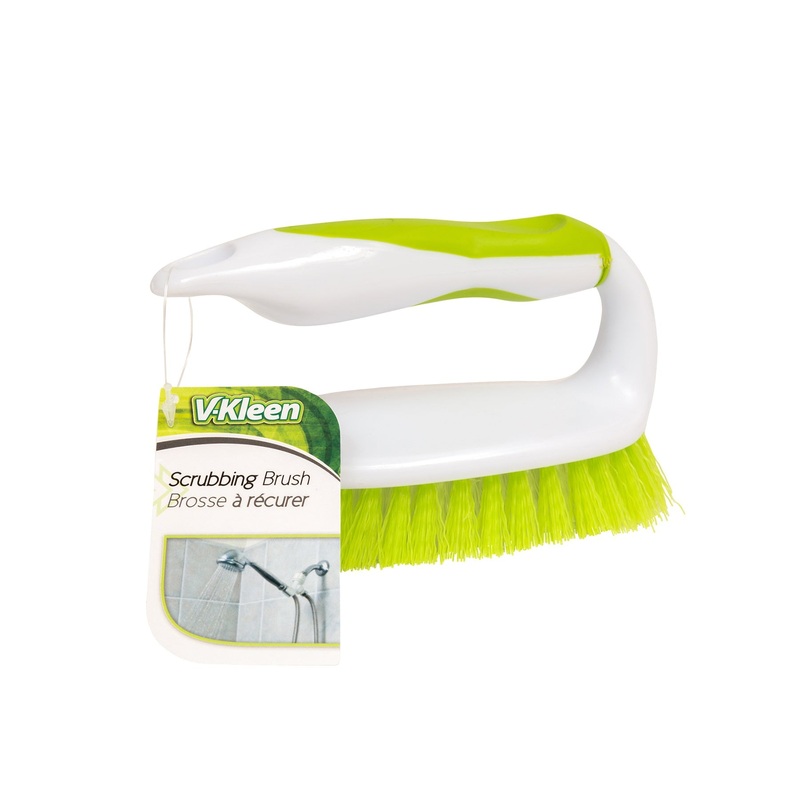 V-Kleen Scrubbing Brush with Handle 5.5×2.75in