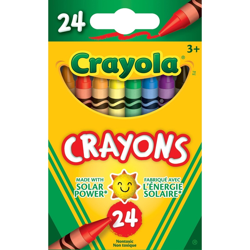 Crayola 24 Crayons – Non-toxic