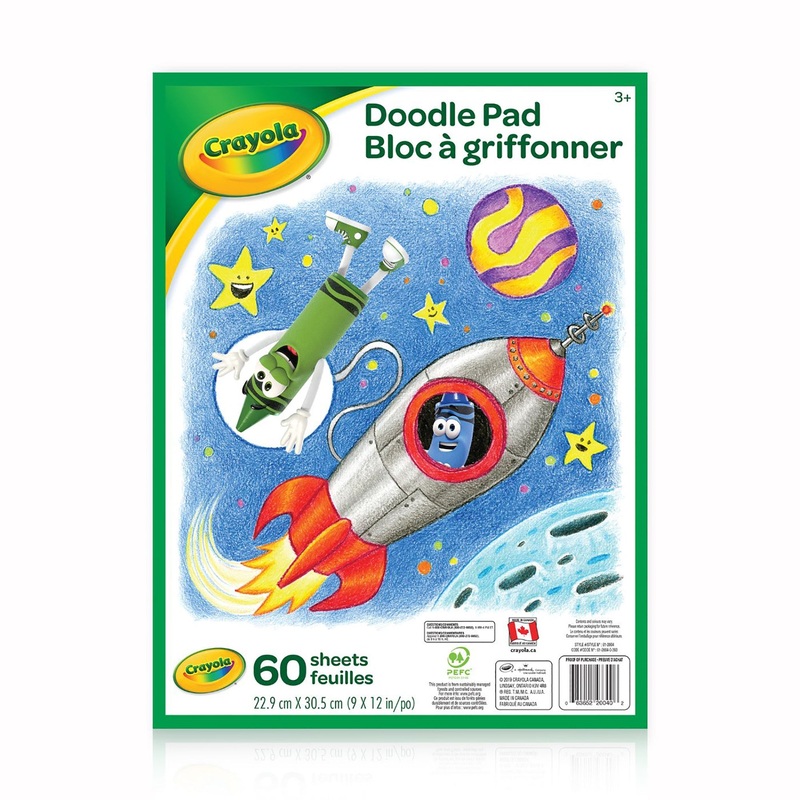 Crayola Doodle Pad – 60 Sheets 9x12in