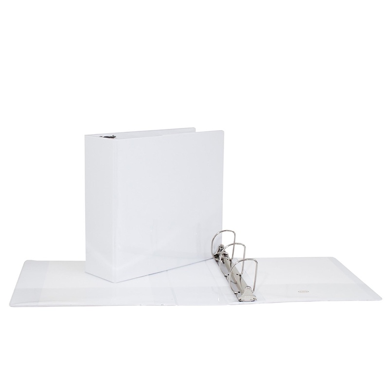 GEO Presentation Binder D-Ring White 3in