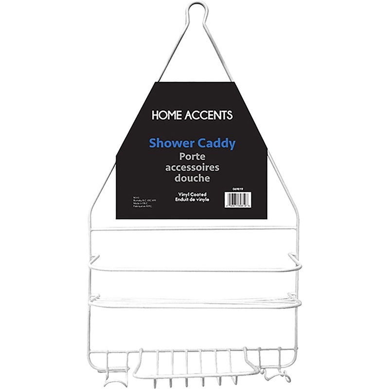 Home Accents Shower Caddy Vinyl Coated 17.5×9.75in