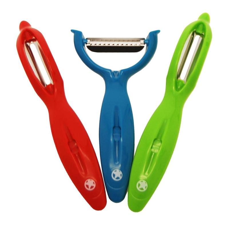 Starfrit Set of 3 Snap Fit Peelers 6in and 7.5in