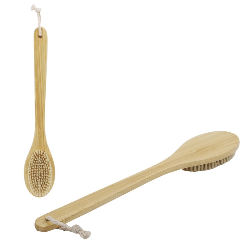Bodico Bath Brush Bamboo 15.7×2.8in