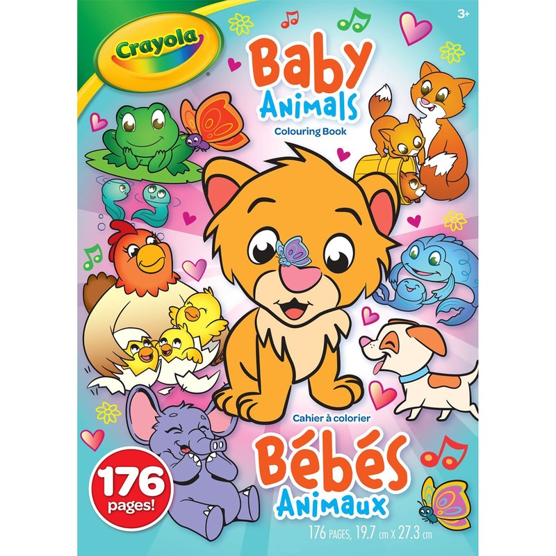 Crayola Coloring Book – 176 Pages 7.75×10.7in (19.7×27.3cm)