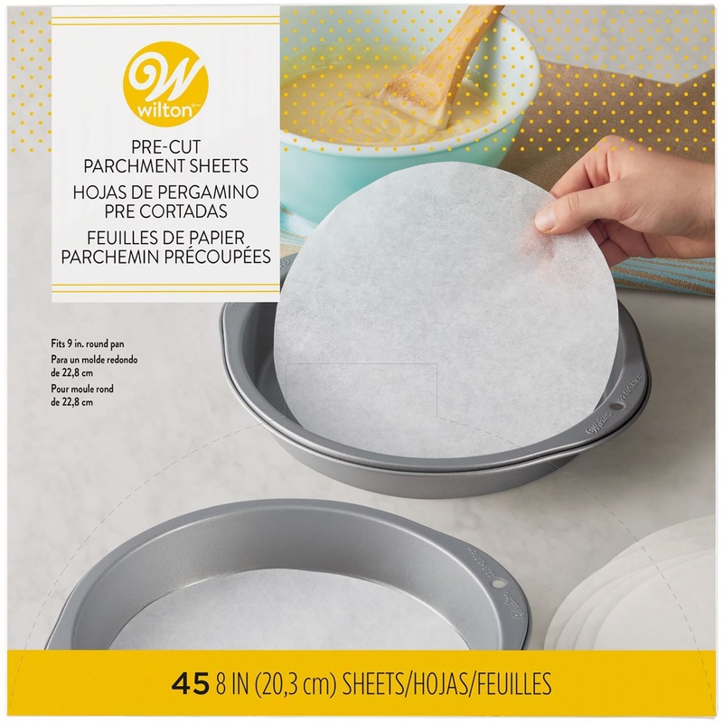 Wilton 45 Pre-cut Round Parchment Sheets  8po