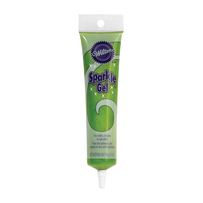 Wilton Light Green Sparkle Gel Icing 3.5oz (99g)